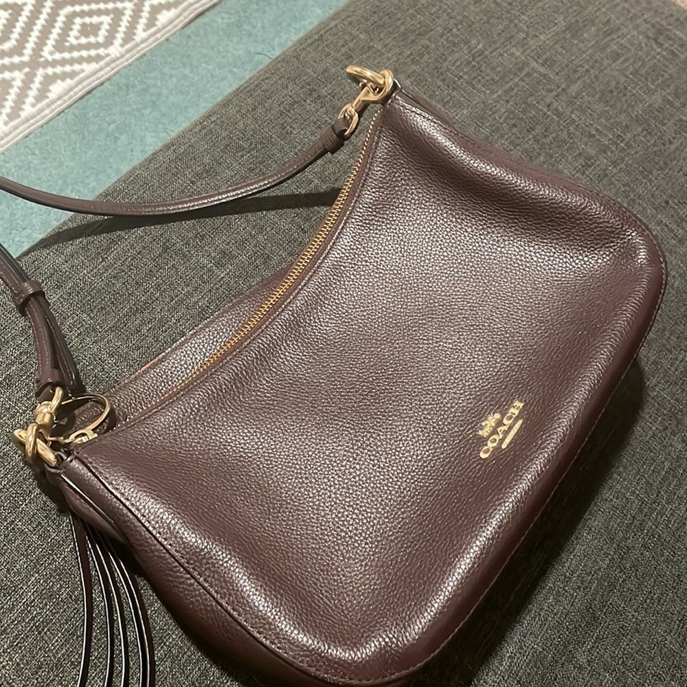 Coach crossbody leather bag